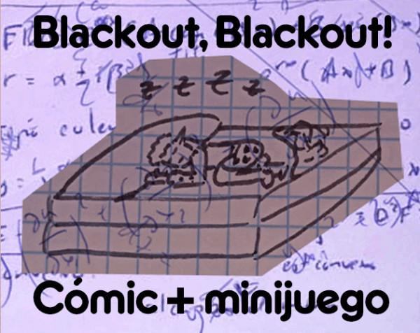 Blackout Blackout! Cómic+ minijuego