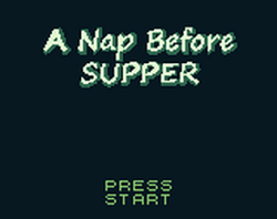 A Nap Before Supper