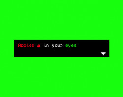 Apples in your eyes