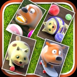 Easy Puzzle Cats and Dogs