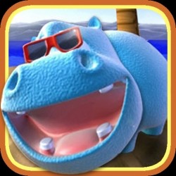 Easy Puzzle Hippo Holidays