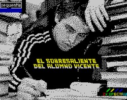 EL SOBRESALIENTE DEL ALUMNO VICENTE