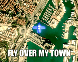 Fly over my town