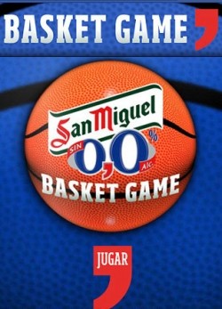 San Miguel 0,0 Basket Game