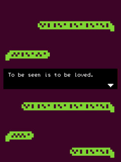 To Be Seen is To Be Loved